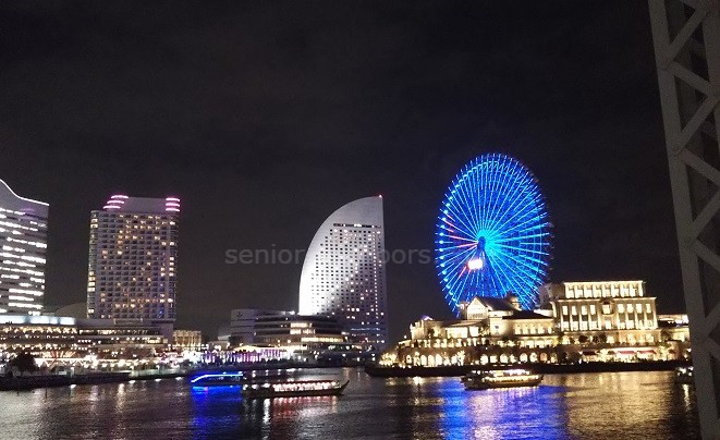 みなとみらいの宝石のような夜景